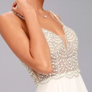 White Beaded Dress